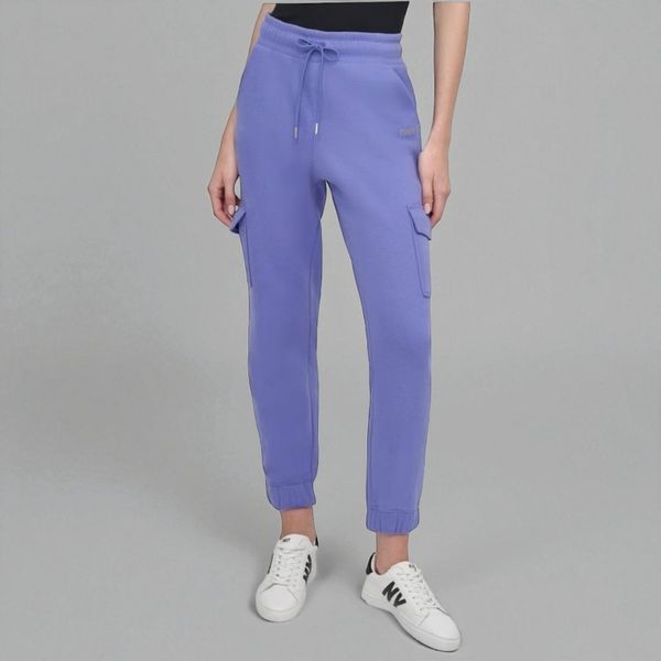 Quần nỉ dây rút bo gấu style US UK / Size: XS / TÍM