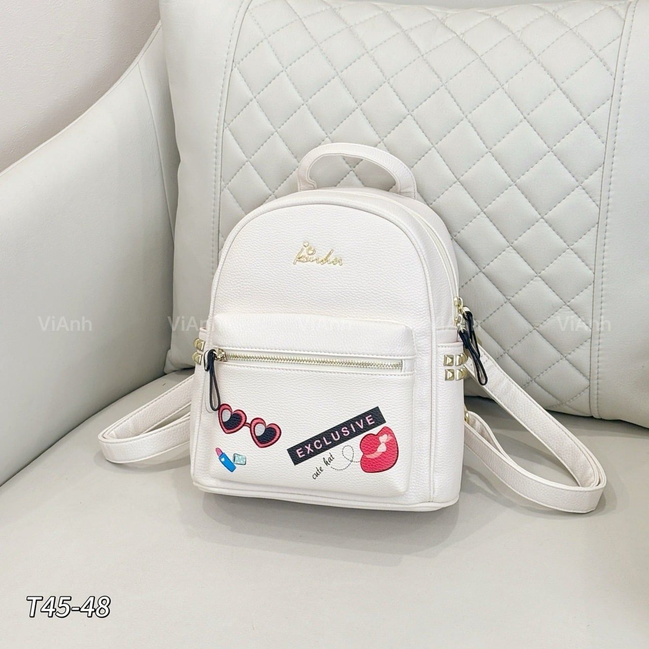 Balo T45 / 28x24 / TRẮNG