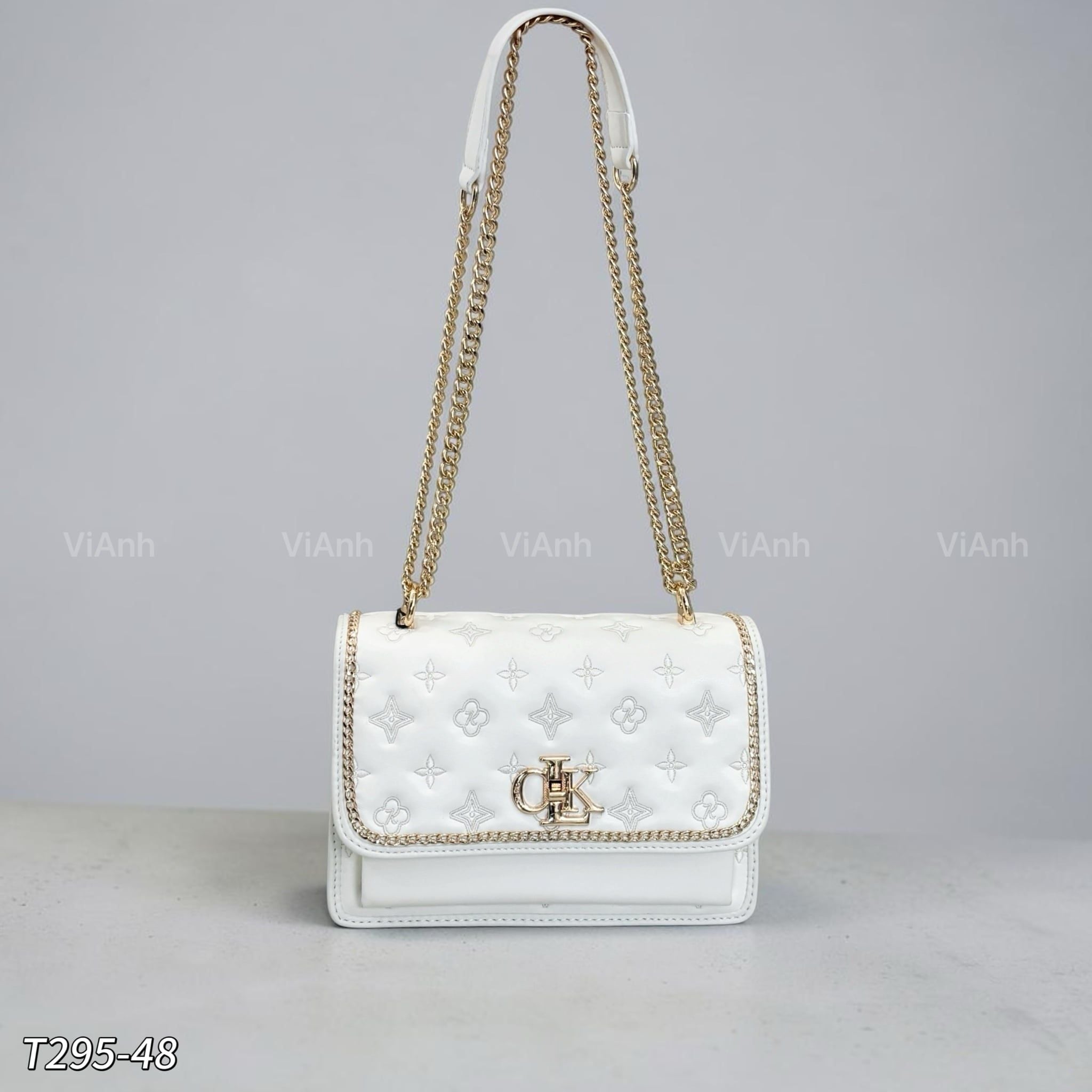 Túi xách khoác vai, đeo chéo T295 / 21x16 / TRẮNG