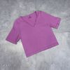 Áo thun ngắn tay cổ tim style Âu Mỹ / F136 F137 F138 F139 F140