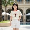 Áo thun ngắn tay in hình trẻ em style Hàn F342 / KEM