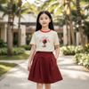 Áo thun ngắn tay in hình trẻ em style Hàn F342 / KEM