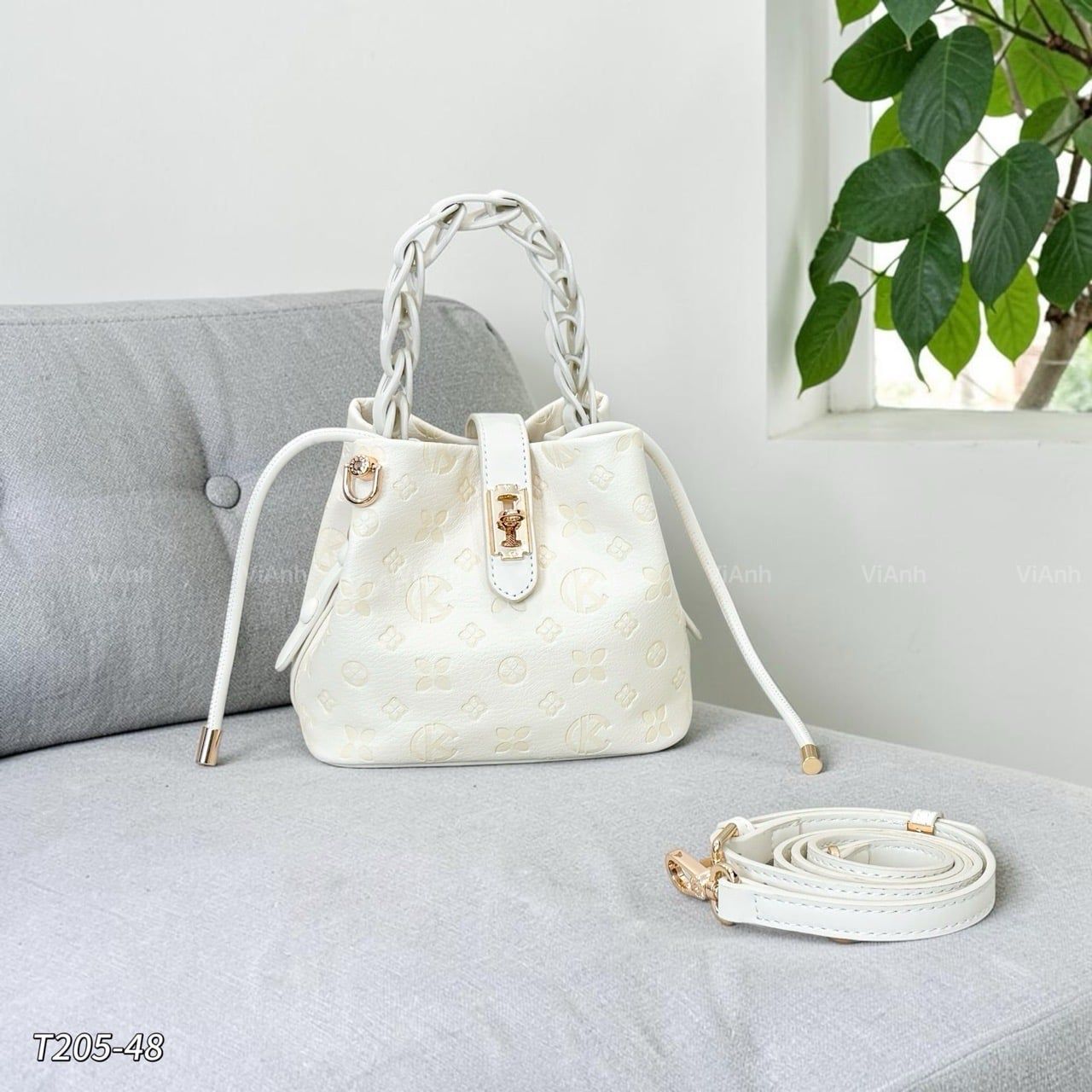 Túi xách CĐC T205 / M22 Đ19 C15 / TRẮNG