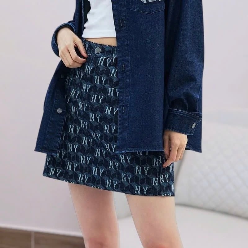 Chân váy jeans / D424 XANH , D425 ĐEN