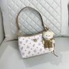 Túi S66T đeo chéo Happy Heart 2 dây, CHR S66-48 / 22 x 15 / TRẮNG KEM