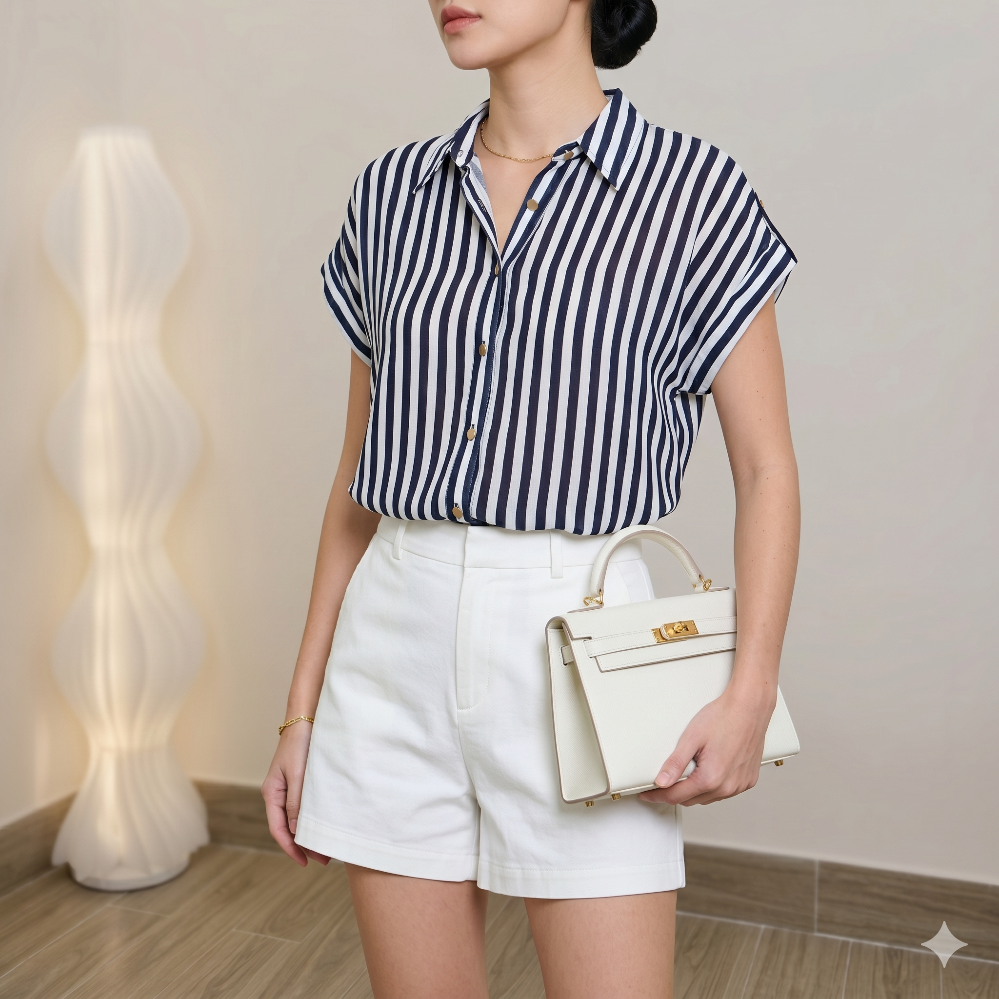 Áo sơ mi style US / XANH KẺ