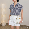 Áo sơ mi style US / XANH KẺ