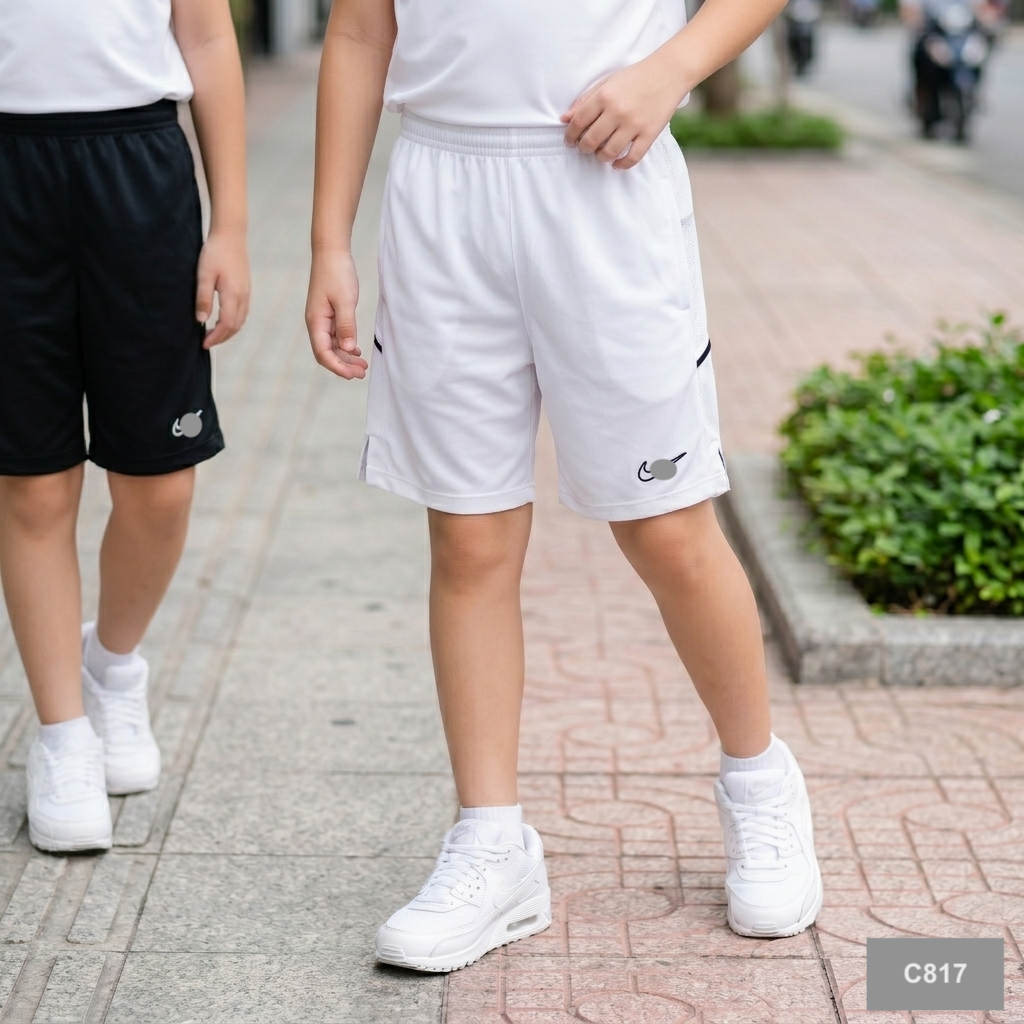 Quần C817 đùi trẻ em NK A4483 / TRẮNG