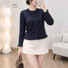 Áo len dài tay viền bèo gấu áo kiểu Hàn H561 H562