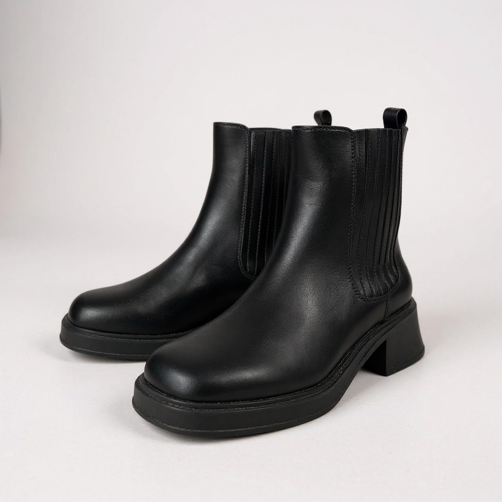 Giày boot style US UK / Size: 39 / ĐEN