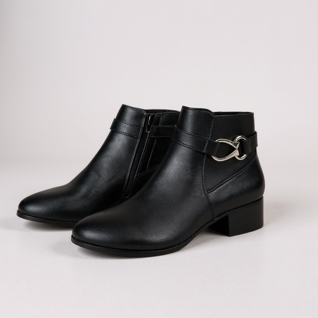 Giày boot style US UK / ĐEN