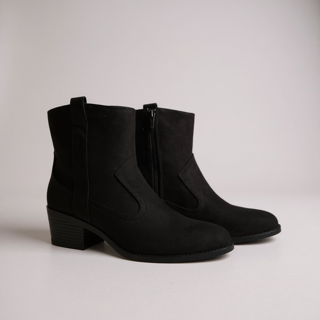 Giày boot style US UK / ĐEN