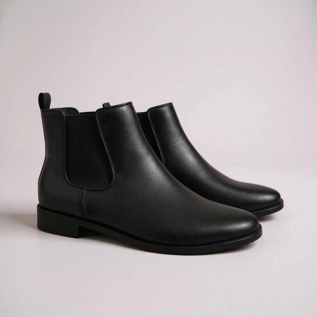 Giày boot style US UK / Size: 39 / ĐEN