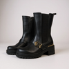 Giày boot style US UK / Size: 37 / ĐEN