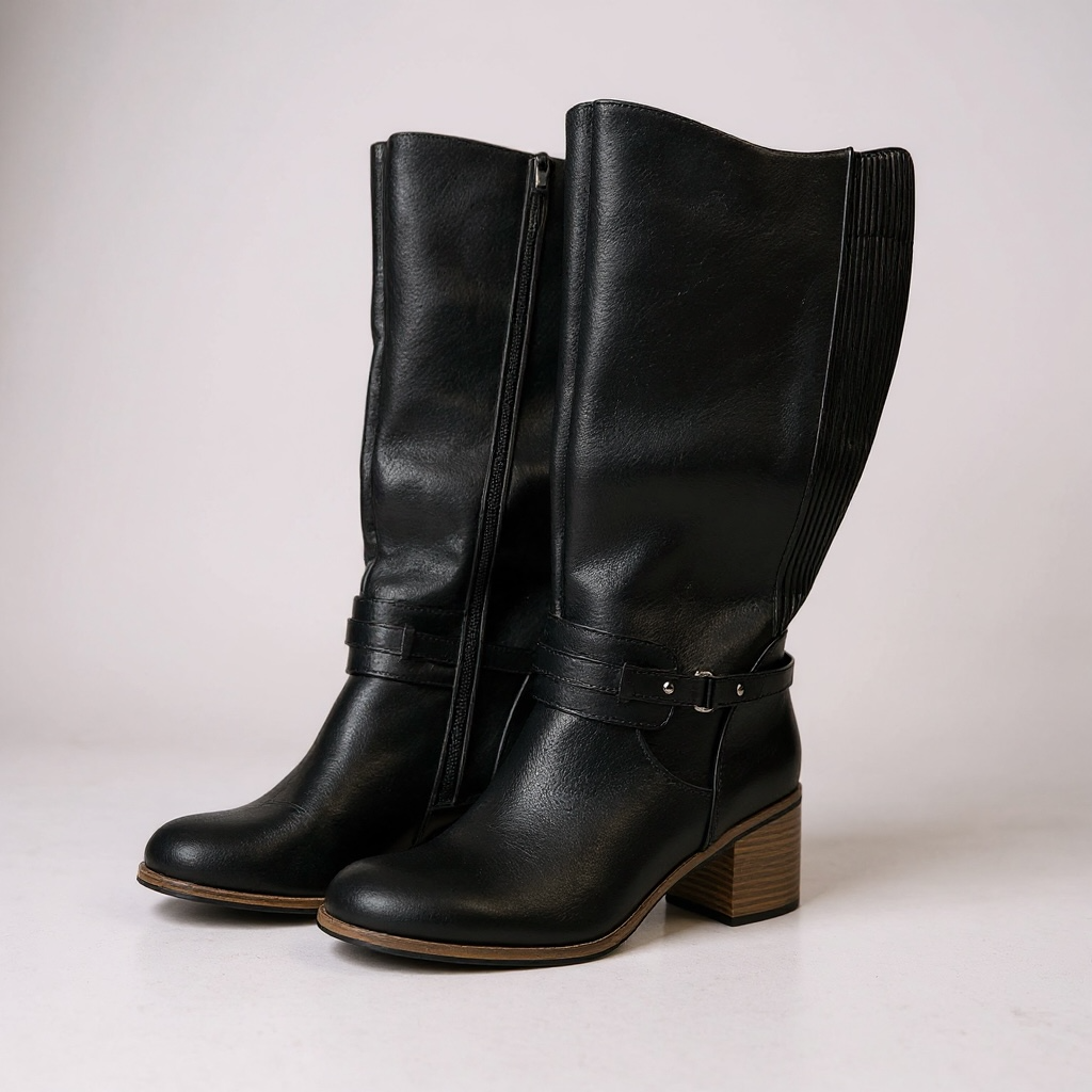 Giày boot style US UK / Size: 39 / ĐEN