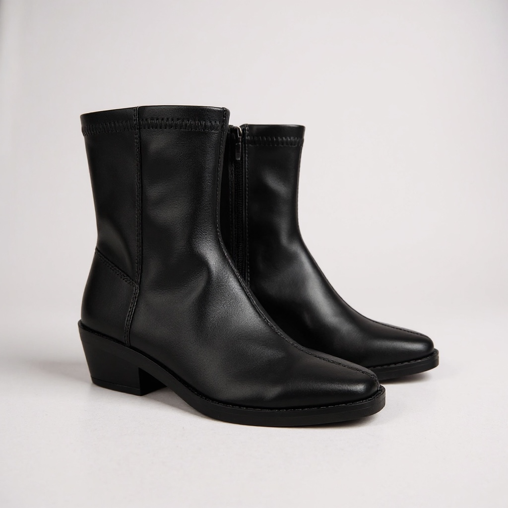 Giày boot style US UK / Size: 36 / ĐEN