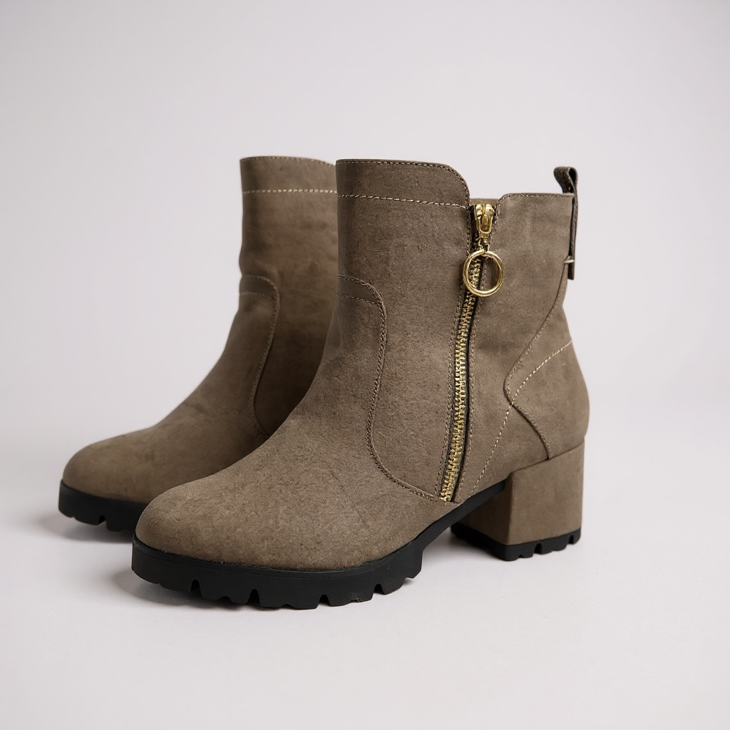 Giày boot style US UK / NÂU