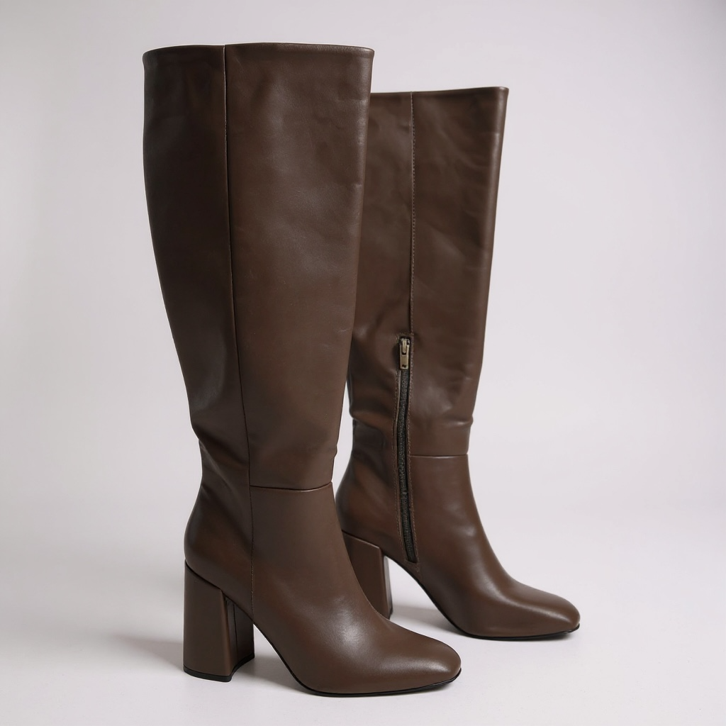 Giày boot style US UK / Size: 36.5 / NÂU