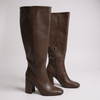 Giày boot style US UK / Size: 36.5 / NÂU