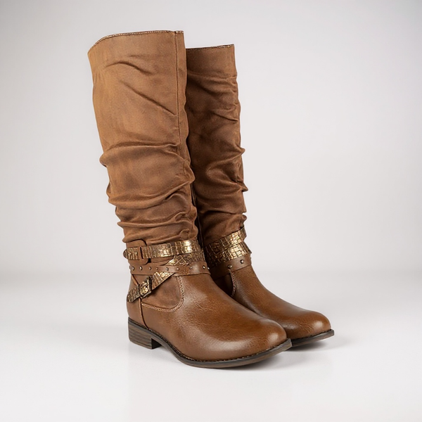 Giày boot / Size: 37 / NÂU