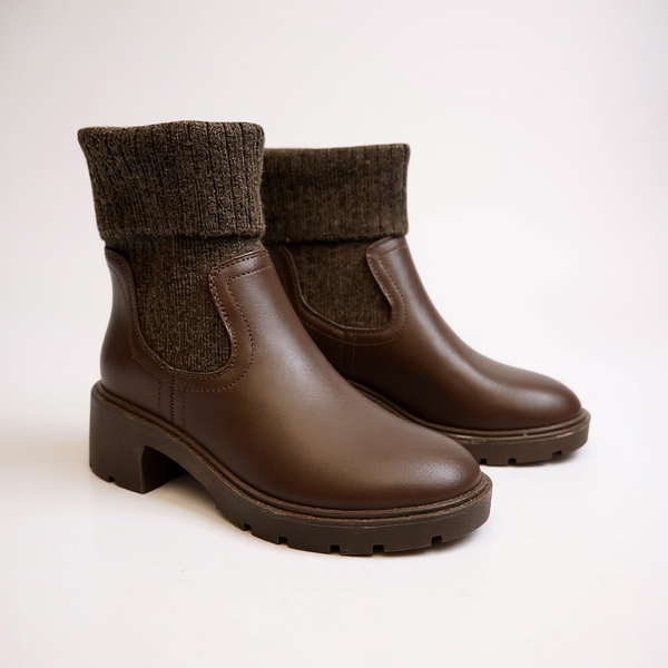 Giày boot / Size: 36.5 / NÂU