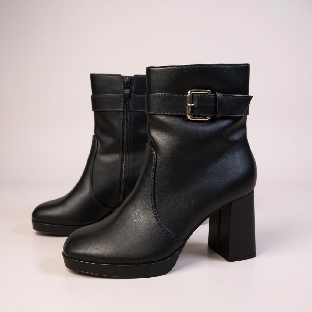 Giày boot / Size: 37 / ĐEN