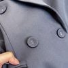 Áo vest 2 lớp có đệm vai H44 / GHI
