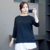 Áo thun tay lửng dáng dài style Nhật
