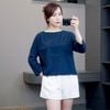 Áo thun tay lửng dáng vừa style Nhật / Rêu D2 / Xanh nhạt D4 / Trắng D5 / Navy D6 / Đen D7