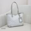 Túi A140X totebag Nucelle da vân họa tiết m40xđ32xc26 - XÁM