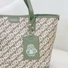 Túi totebag Nucelle A140 - 1172070 loại vừa  da vân họa tiết m40xđ32xc26 - XANH