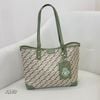 Túi totebag Nucelle A140 - 1172070 loại vừa  da vân họa tiết m40xđ32xc26 - XANH