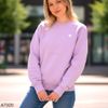 Áo sweater nỉ thêu logo ngực style US UK / đen - hồng - đỏ - xanh dương