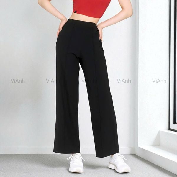 Quần dài Q79 cạp chun co giãn Style Hàn A6179 /  (  ĐEN XÁM )