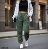 Quần Q28 jogger style Hàn A6328 / XANH LÁ