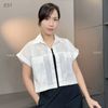 Áo sơ mi dáng lửng style Hàn / E50 E51 E52