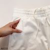 Quần dài bo gấu jogger style Hàn / KEM Q31
