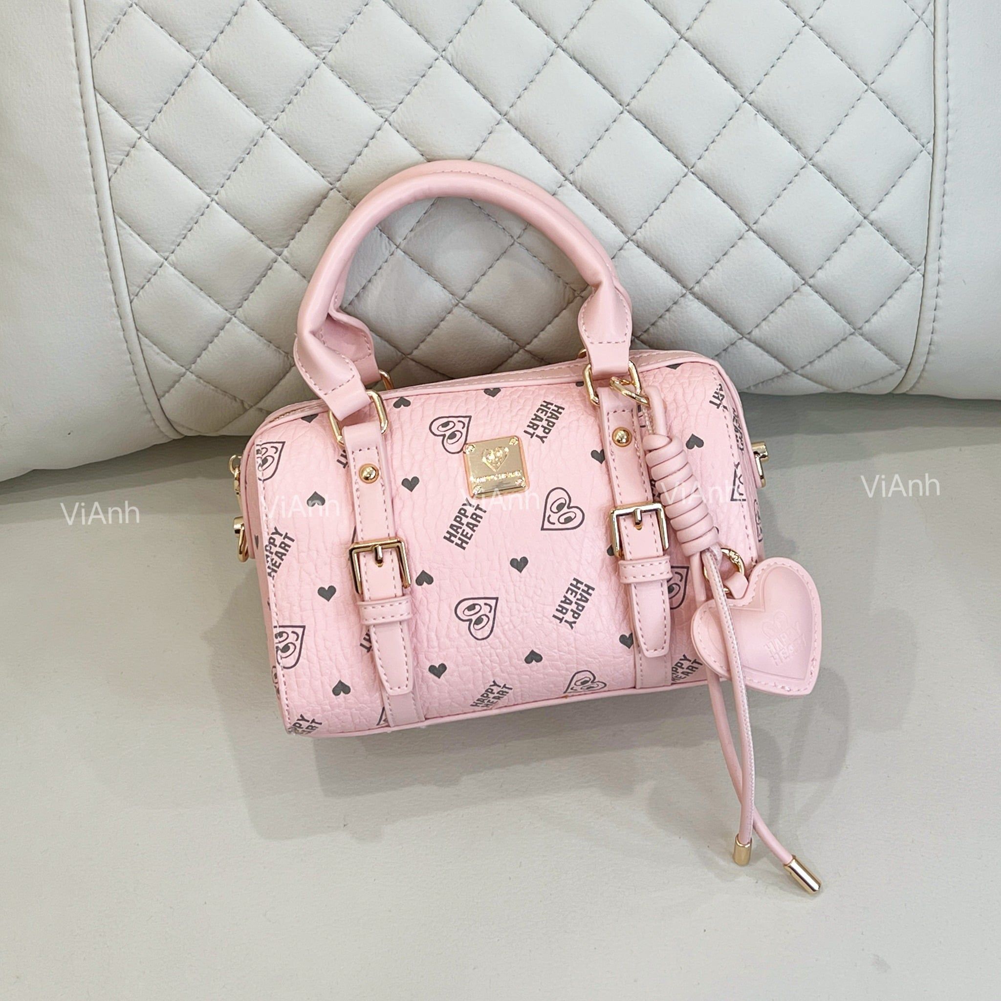 Túi S50H xách tay Happy Heart CĐC,CHR S50-04 / 20x17 / HỒNG