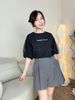 Áo C449 tay bồng style Nhật / Freesize A6260 / ĐEN