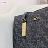 Túi A796D xách HC totebag phom chữ nhật đen họa tiết chữ KĐC TX5699 / 31 x 26