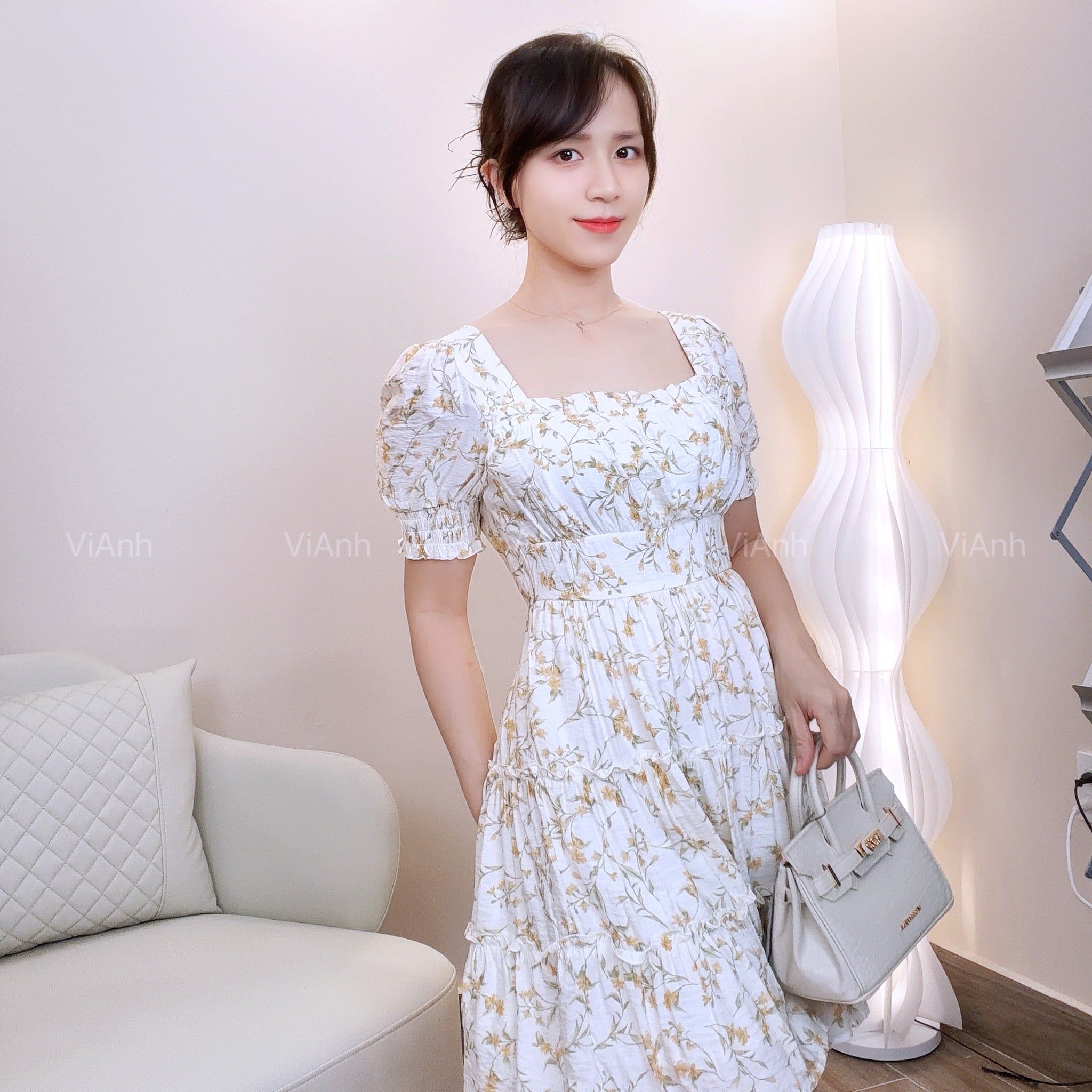 Đầm C920 Váy A4735 / KEM HOA