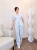 Bộ mặc nhà áo ngắn tay quần dài Vic / D295 D296 D297 D298 D299 D300