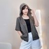Áo ngắn tay có mũ style Hàn D270