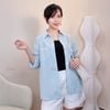 Áo sơ mi kẻ Uni phom rộng / D286 D287 D288