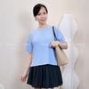 Áo thun ngắn tay cổ tròn style US UK