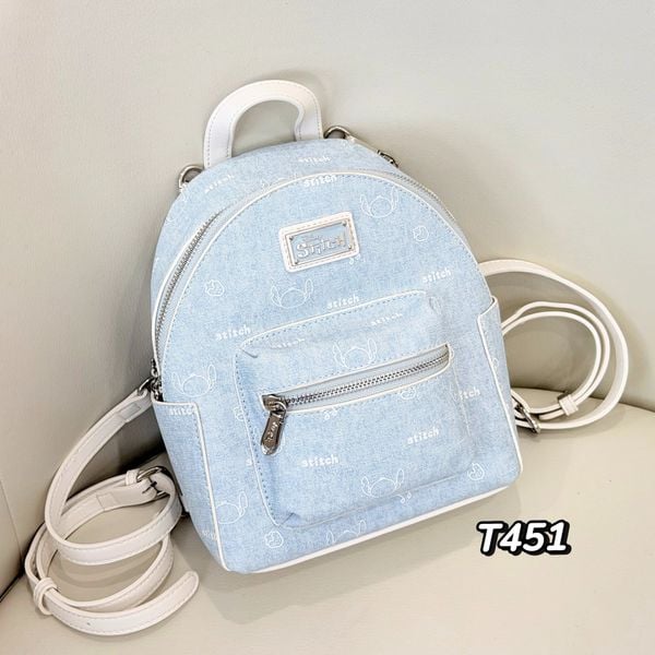 Balo mini DN 2 dây / 24x19 / XANH