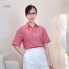 Áo sơ mi ngắn tay túi ngực Vanone Atelier / Size: Free / HỒNG