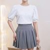 Áo ngắn tay đính ngọc style Nhật / D542 trắng , D543 xanh , D544 đen , D545 hồng
