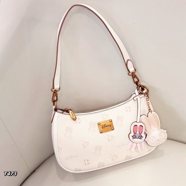 Túi xách DN khoác vai,CĐC,CHR / 25x14 / TRẮNG