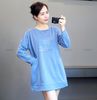 Áo sweater dáng dài style Nhật / E48 hồng - E50 navy - E51 xanh dương